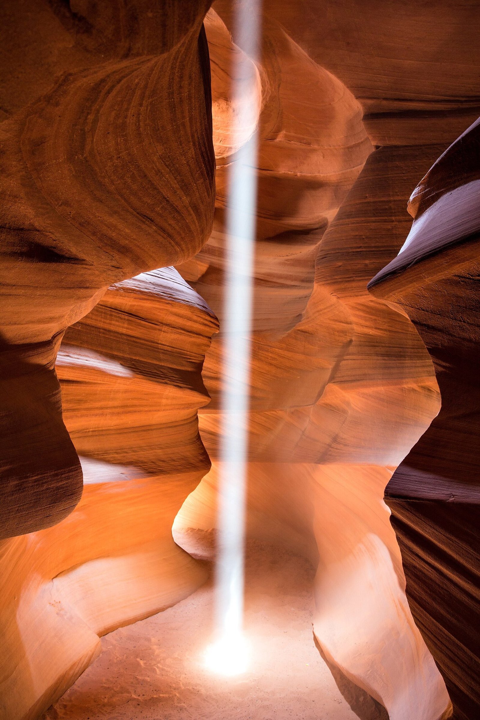 Rayon de lumière dans Upper Antelope Canyon
